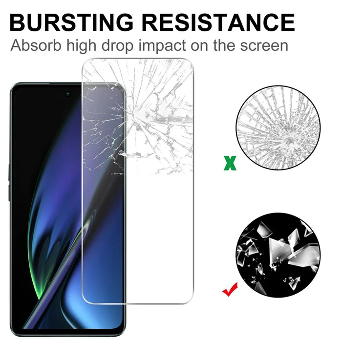 For Oppo K11x 5G Tempered Glass Film HD Clear 2.5D Arc Edge Screen Protector - 4