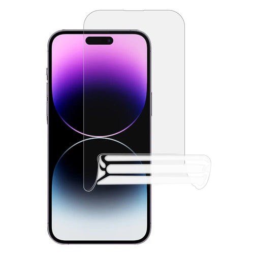 For iPhone 15 Pro Soft PET Phone Screen Protector Ultra Clear Anti-Scratch Hydrogel Film - 1