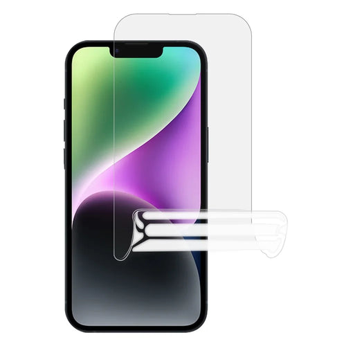 For iPhone 15 Plus Soft PET Mobile Phone Screen Protector Ultra Clear Anti-Scratch Hydrogel Film - 1