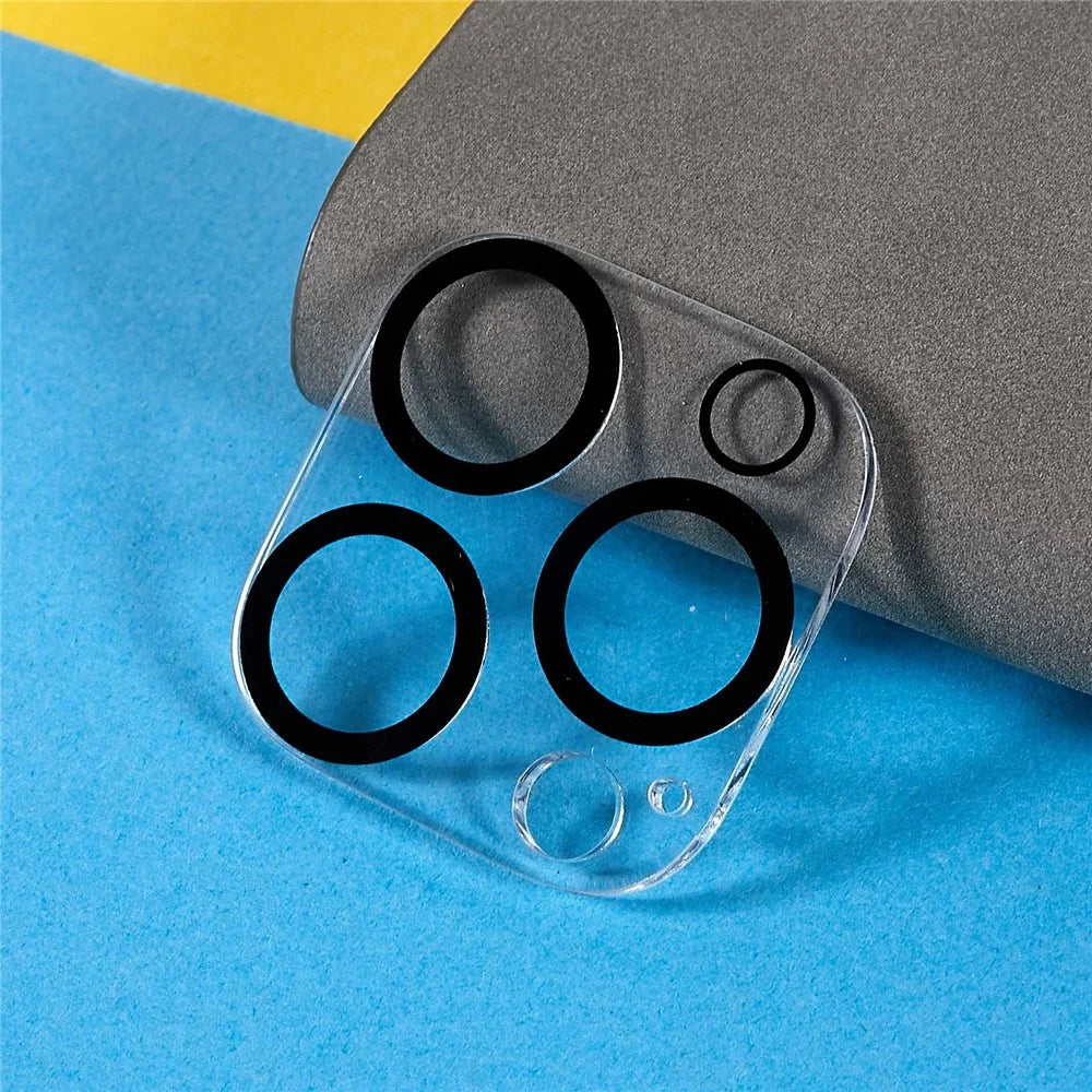 For iPhone 15 Pro / 15 Pro Max Anti-scratch Tempered Glass Lens Protector Anti-exposure One-piece Camera Guard - 3
