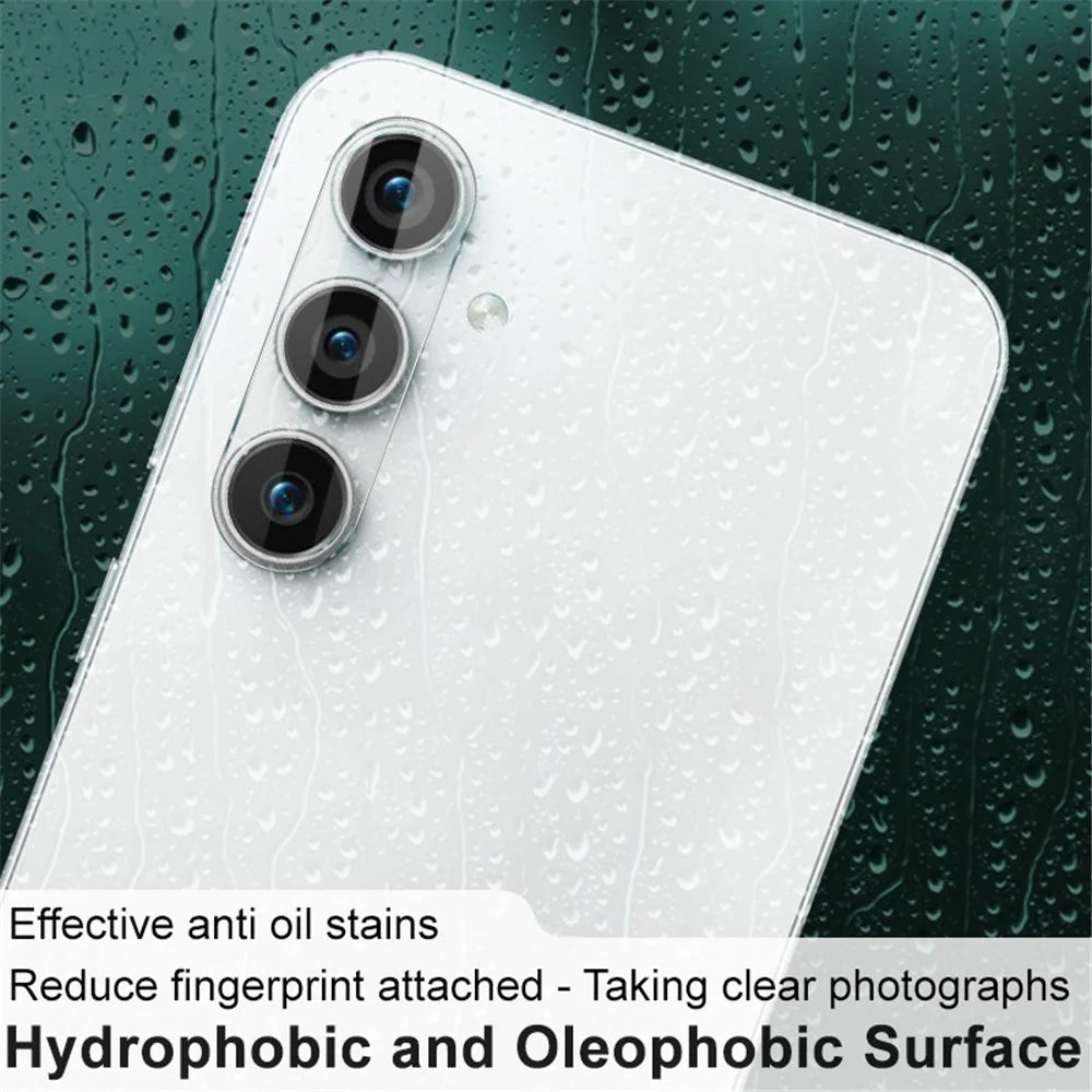 IMAK for Samsung Galaxy S23 FE HD Clear Lens Protector Integrated Tempered Glass Lens Film + Acrylic Lens Cap - 5