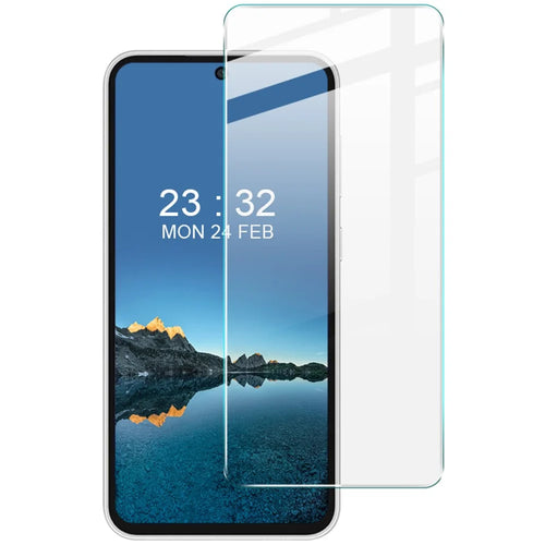 IMAK H Series Clear Screen Protector for Samsung Galaxy S23 FE , Tempered Glass Phone Screen Covering Film - 1