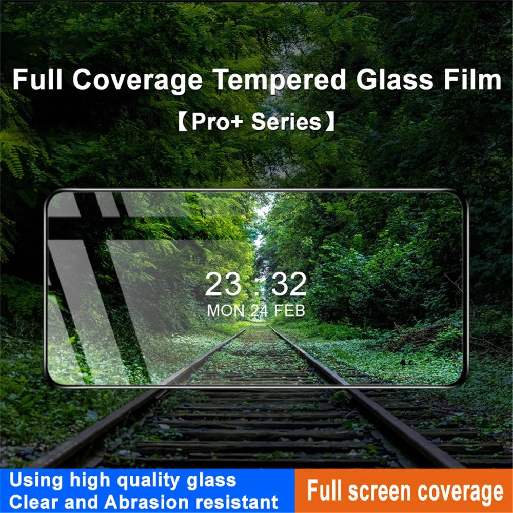 IMAK Pro+ Series For Samsung Galaxy S23 FE HD Clear Tempered Glass Film Anti-explosion Full Screen Protector - 3