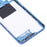 For Xiaomi Poco X4 Pro 5G / Note 11E Pro 5G Middle Housing Plate Frame Replacement Part (without Logo) - Dark Blue - 4