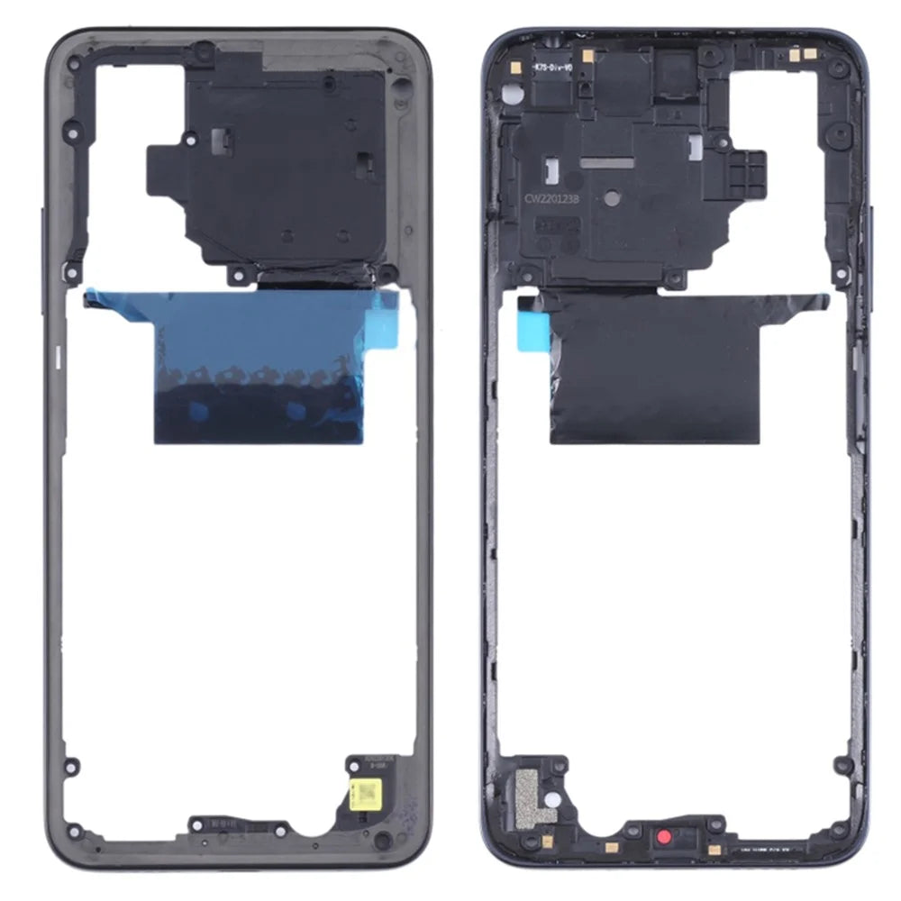 For Xiaomi Poco M4 Pro 4G Middle Housing Plate Frame Replacement Part (without Logo) - Black - 1