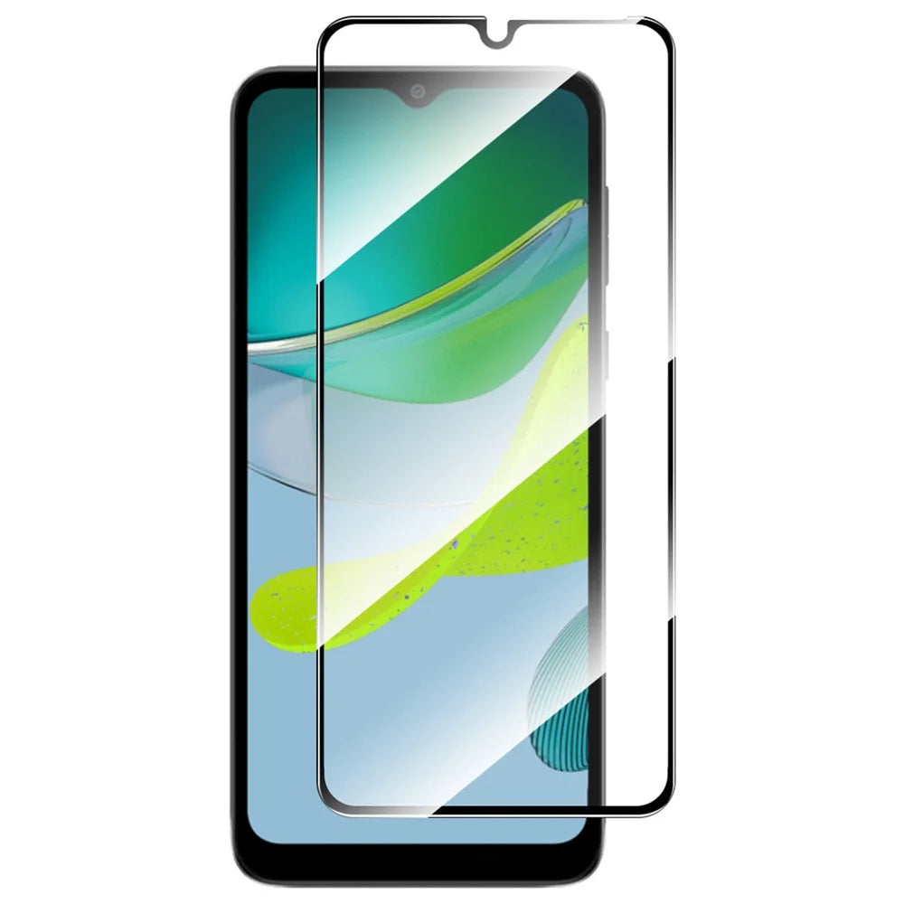 ENKAY HAT PRINCE Silk Printing Screen Protector for Motorola Moto E13 4G High Aluminium-silicon Glass 0.26mm 9H 2.5D Film - 1