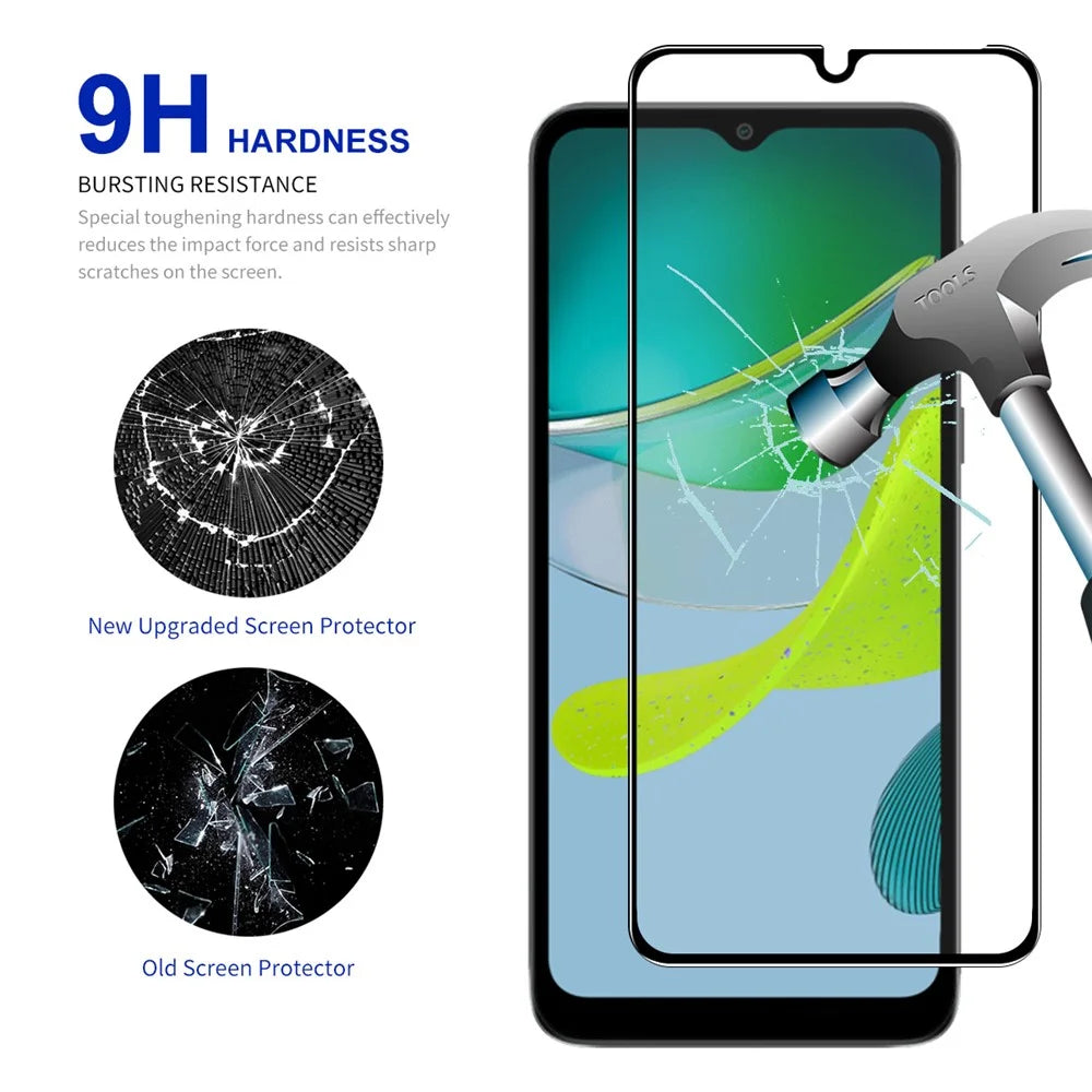 ENKAY HAT PRINCE 5Pcs for Motorola Moto E13 4G Full Screen Protector 0.26mm 9H 2.5D High Aluminium-silicon Glass Film - 3