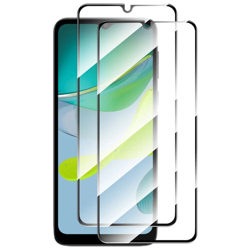 ENKAY HAT PRINCE 2Pcs Screen Protector for Motorola Moto E13 4G Full Glue 0.26mm 9H 2.5D High Aluminium-silicon Glass Film - 1