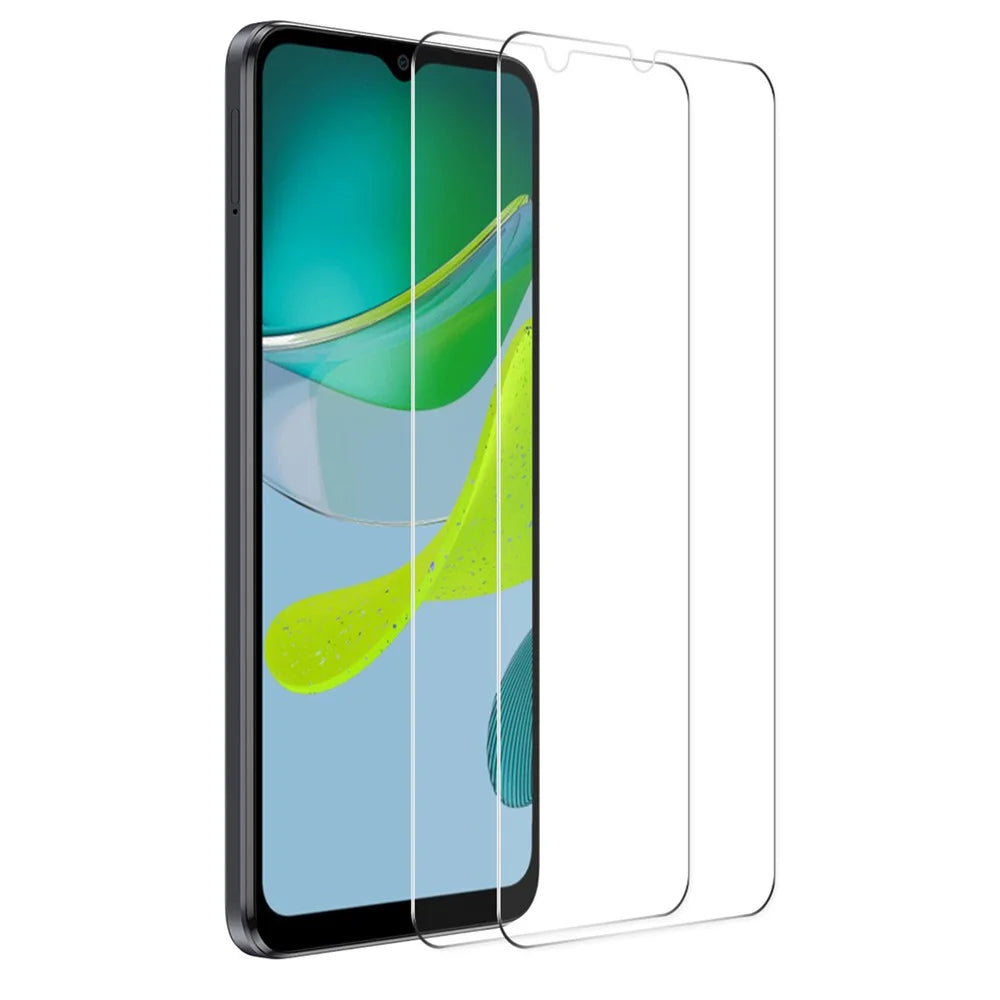 ENKAY HAT PRINCE 2Pcs Screen Protector for Motorola Moto E13 4G High Aluminium-silicon Glass 0.26mm 9H 2.5D Anti-explosion Film - 1