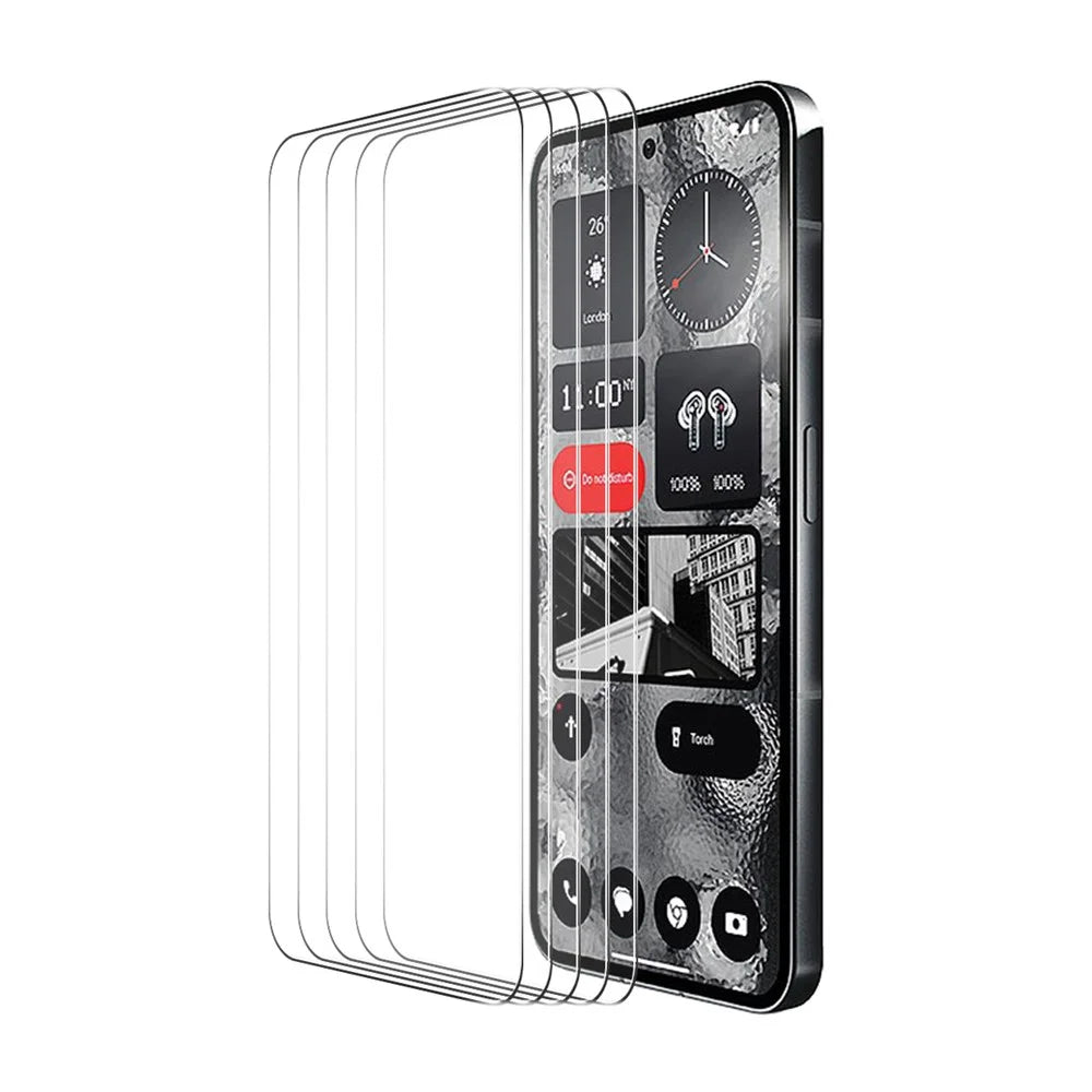 ENKAY HAT PRINCE 5Pcs for Nothing Phone (2) Full Glue Screen Protector 0.26mm 9H 2.5D High Aluminium-silicon Glass Film - 1