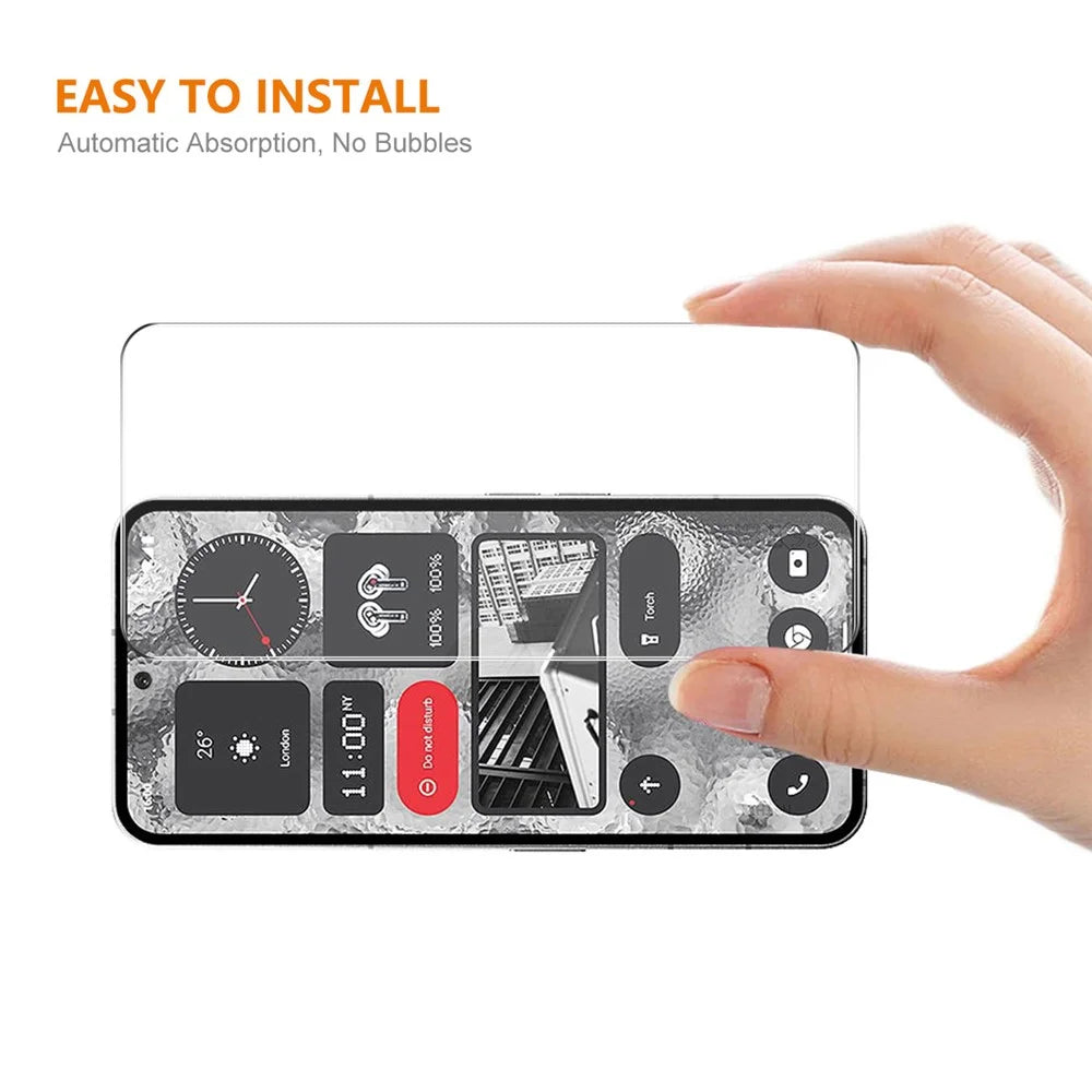 ENKAY HAT PRINCE 5Pcs for Nothing Phone (2) Full Glue Screen Protector 0.26mm 9H 2.5D High Aluminium-silicon Glass Film - 3