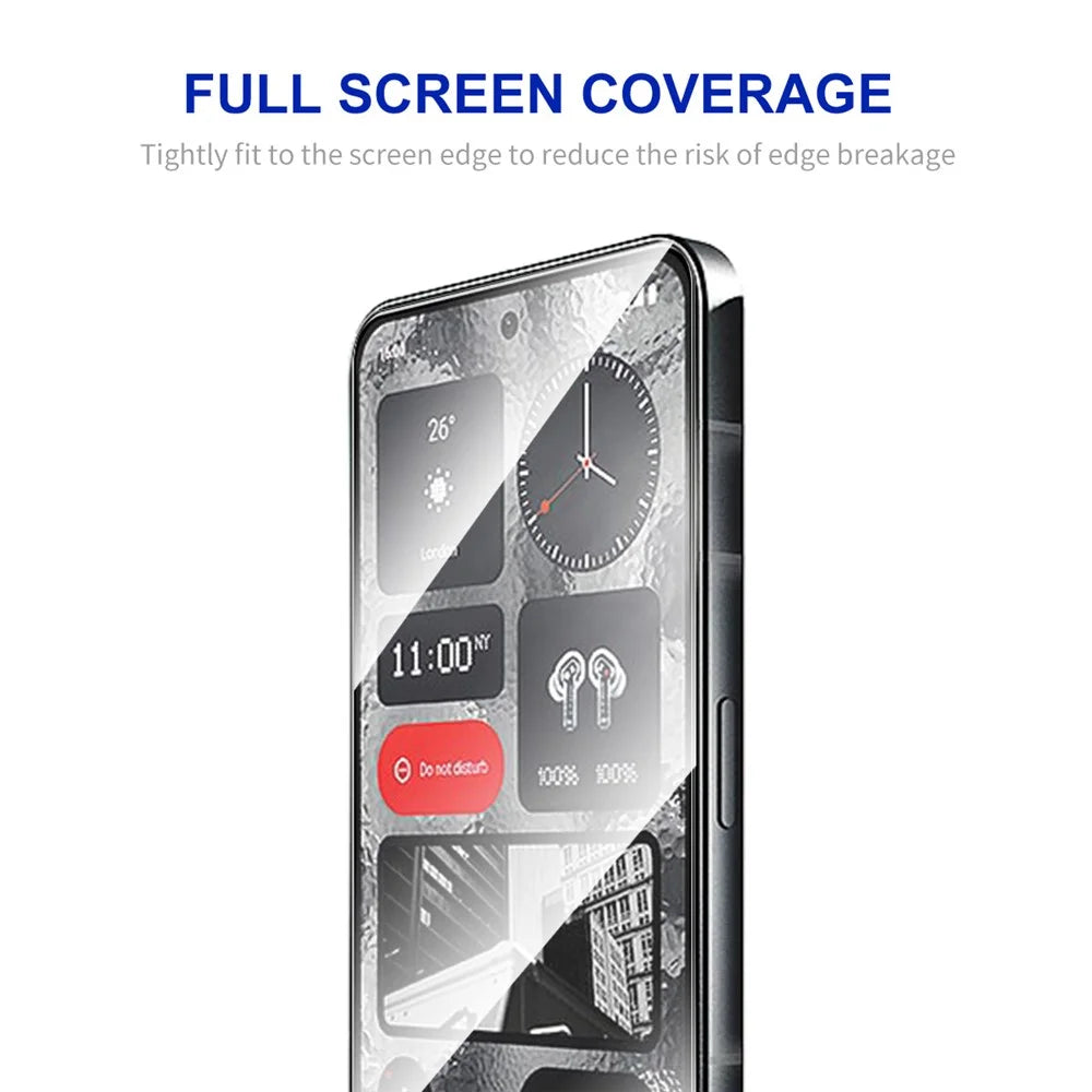 ENKAY HAT PRINCE 2Pcs for Nothing Phone (2) 0.26mm 9H 2.5D Screen Protector Full Glue High Aluminium-silicon Glass Film - 2