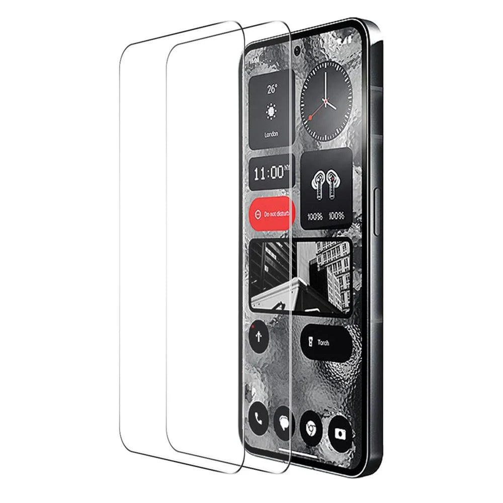 ENKAY HAT PRINCE 2Pcs for Nothing Phone (2) Anti-explosion 0.26mm Screen Protector 9H 2.5D High Aluminium-silicon Glass Film - 1