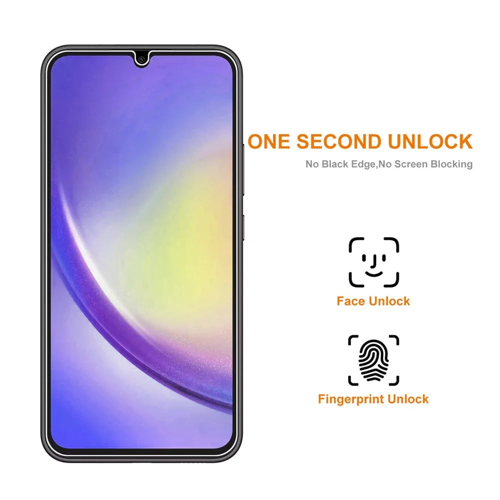 ENKAY HAT PRINCE 0.26mm 9H 2.5D Screen Protector for Samsung Galaxy A24 4G (162.1 x 77.6 x 8.3mm) Full Glue High Aluminium-silicon Glass Film - 2