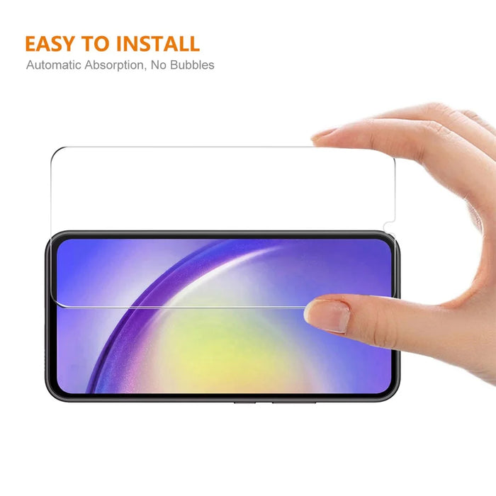 ENKAY HAT PRINCE 5Pcs for Samsung Galaxy A24 4G (162.1 x 77.6 x 8.3mm) High Aluminium-silicon Glass Protective Film 2.5D Arc Edge Screen Protector - 3