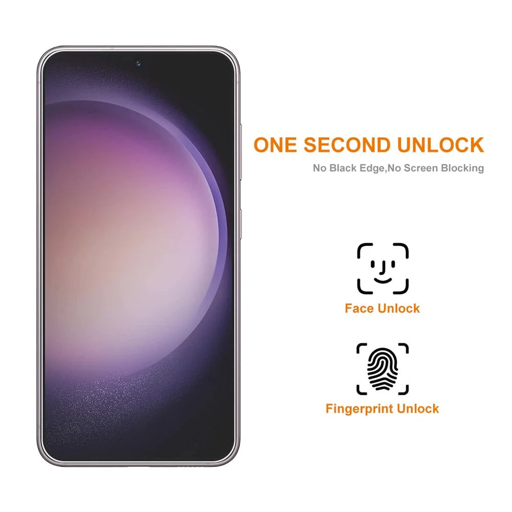 ENKAY HAT PRINCE For Samsung Galaxy S23 FE Anti-explosion Film 9H 2.5D 0.26mm High Aluminium-silicon Glass Screen Protector - 2
