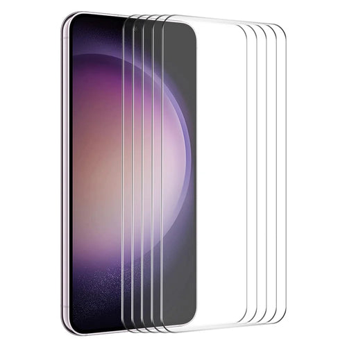ENKAY HAT PRINCE 5Pcs for Samsung Galaxy S23 FE 0.26mm 9H High Aluminium-silicon Glass Film 2.5D Phone Screen Protector - 1