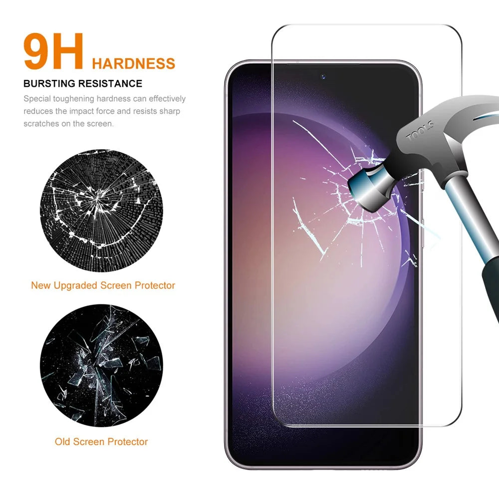 ENKAY HAT PRINCE 10Pcs for Samsung Galaxy S23 FE Screen Protector 0.26mm 9H 2.5D High Aluminium-silicon Glass Film - 4
