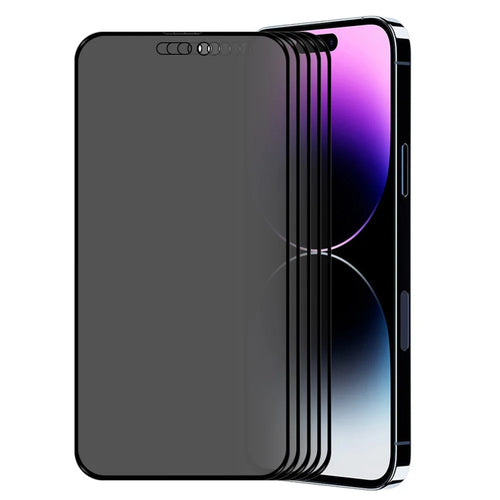 ENKAY HAT PRINCE 5Pcs for iPhone 15 28-degree Anti-Peep Film Tempered Glass Anti-glare Screen Protector - 1