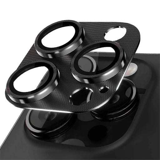 NORTHJO Camera Lens Protector for iPhone 13 Pro / 13 Pro Max , Anti-Scratch CD Vein Tempered Glass Integrated Lens Film - Black - 1
