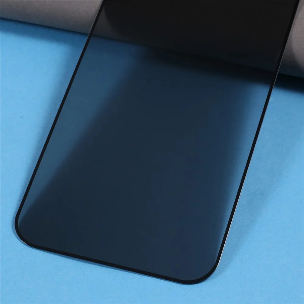 For iPhone 15 Privacy Screen Protector Silk Printing High Aluminium-silicon Glass Full Glue Full Coverage Anti-Spy Film - 6