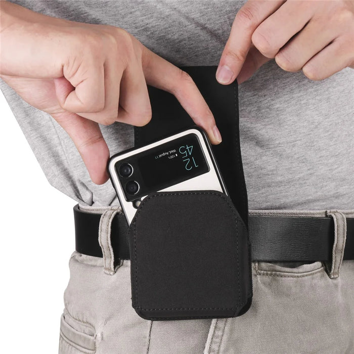 Phone Belt Bag for Universal Folding Cell Phones Anti-Scratch Waterproof Nylon Waist Pouch - 3