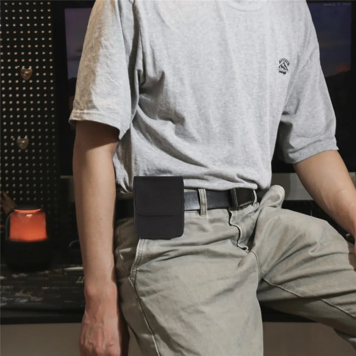 Phone Belt Bag for Universal Folding Cell Phones Anti-Scratch Waterproof Nylon Waist Pouch - 4