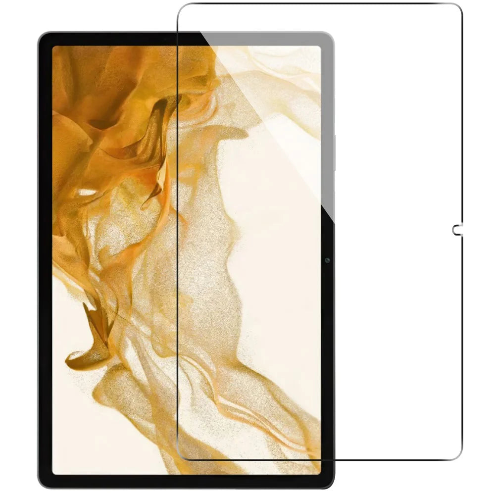 For Samsung Galaxy Tab S10 FE / S9 FE / S7 / S8 / S9 Arc Edge Tablet Screen Protector Tempered Glass HD Anti-Scratch Screen Film - 1