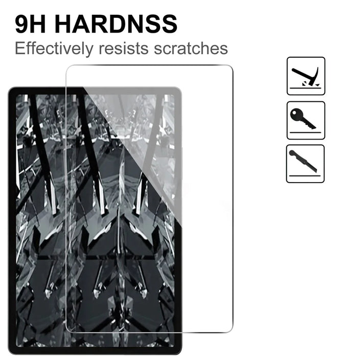 For Samsung Galaxy Tab S10 FE / S9 FE / S7 / S8 / S9 Arc Edge Tablet Screen Protector Tempered Glass HD Anti-Scratch Screen Film - 4