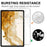 For Samsung Galaxy Tab S10 FE / S9 FE / S7 / S8 / S9 Arc Edge Tablet Screen Protector Tempered Glass HD Anti-Scratch Screen Film - 5