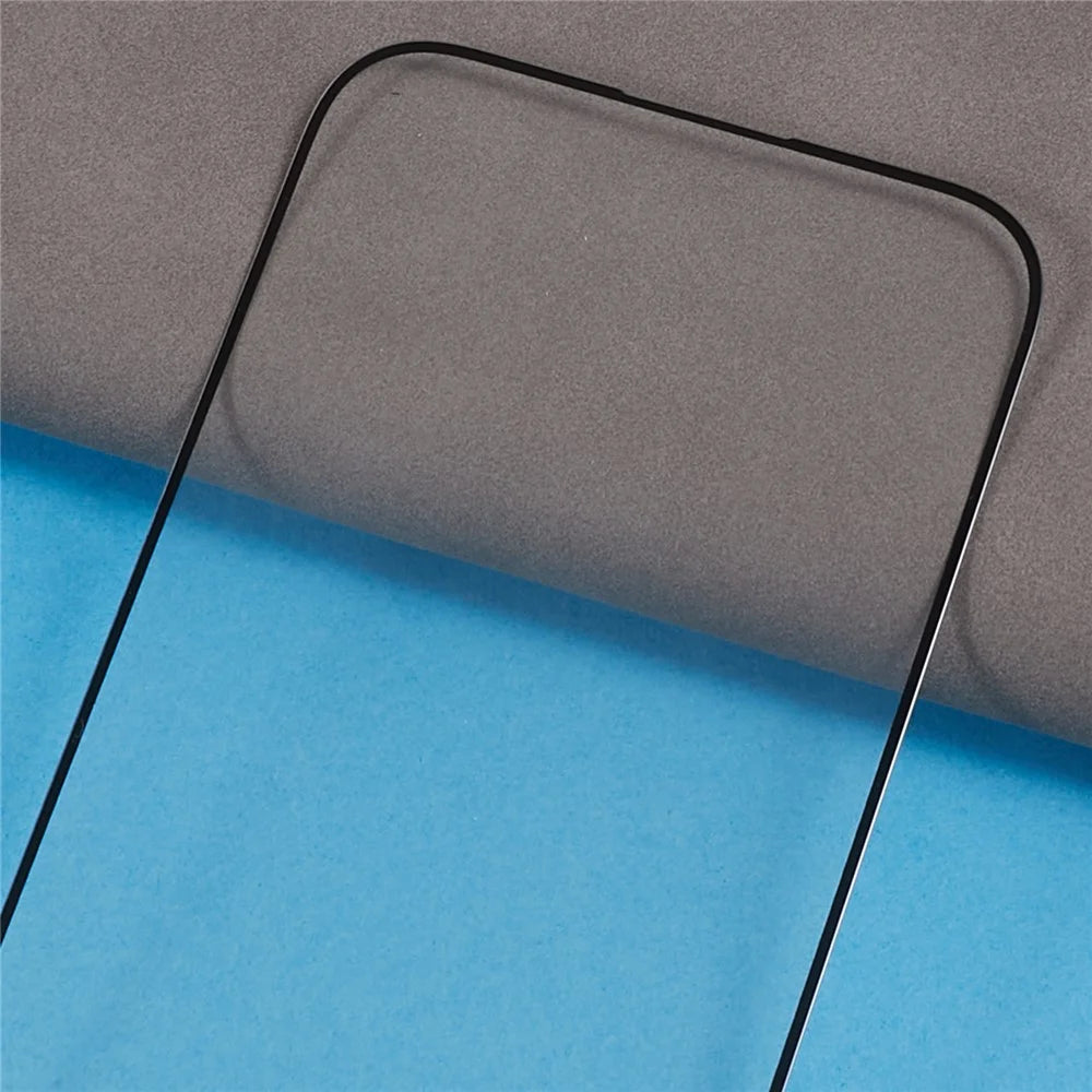 For iPhone 15 Plus Clear Tempered Glass Screen Protector Full Coverage Anti-static Full Glue Film - 5
