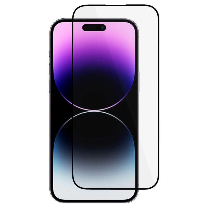 For iPhone 15 Pro Anti-static Screen Protector High Definition Full Cover Full Glue Tempered Glass Film - 1