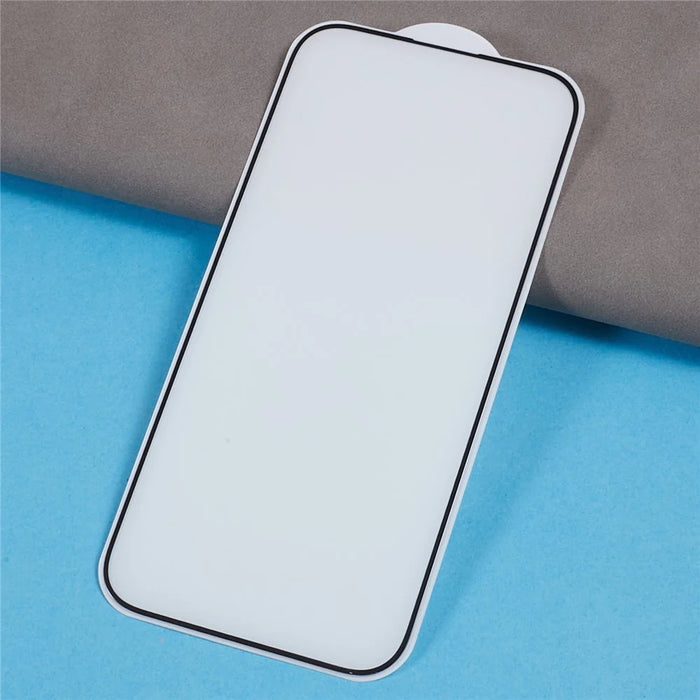 For iPhone 15 Pro Anti-static Screen Protector High Definition Full Cover Full Glue Tempered Glass Film - 3