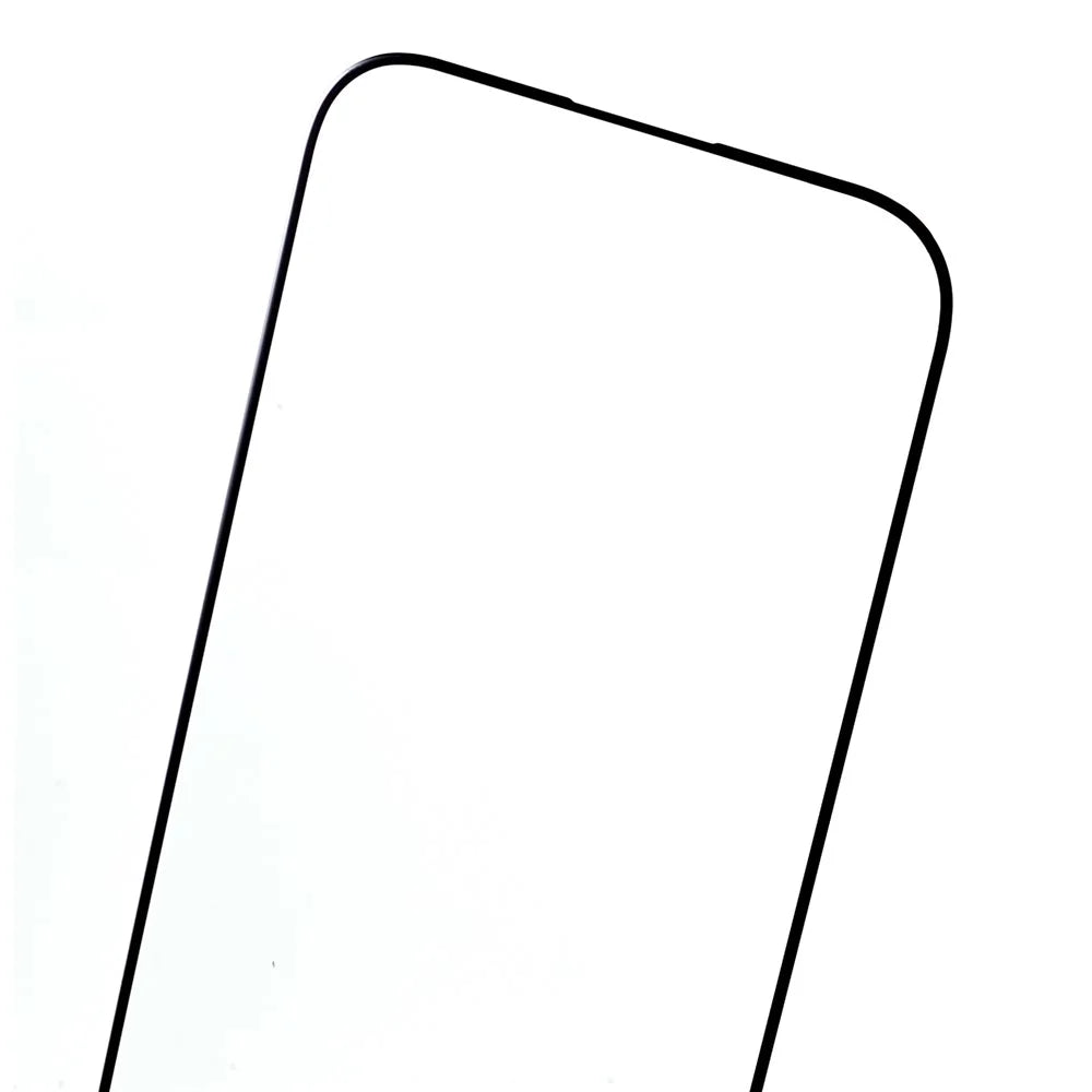 For iPhone 15 Full Cover Tempered Glass Film Electroplated Silk Printing Full Glue Oleophobic Coating Screen Protector - 7