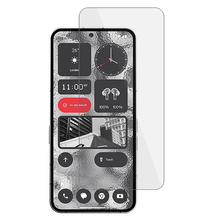 For Nothing Phone (2) Screen Protector High Aluminum-silicon Glass Phone Screen Film with 2.5D Arc Edge - 1