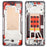 For Oppo Reno9 5G Mobile Phone Middle Plate Frame Repair Part (A-Side) (without Logo) - Black - 1