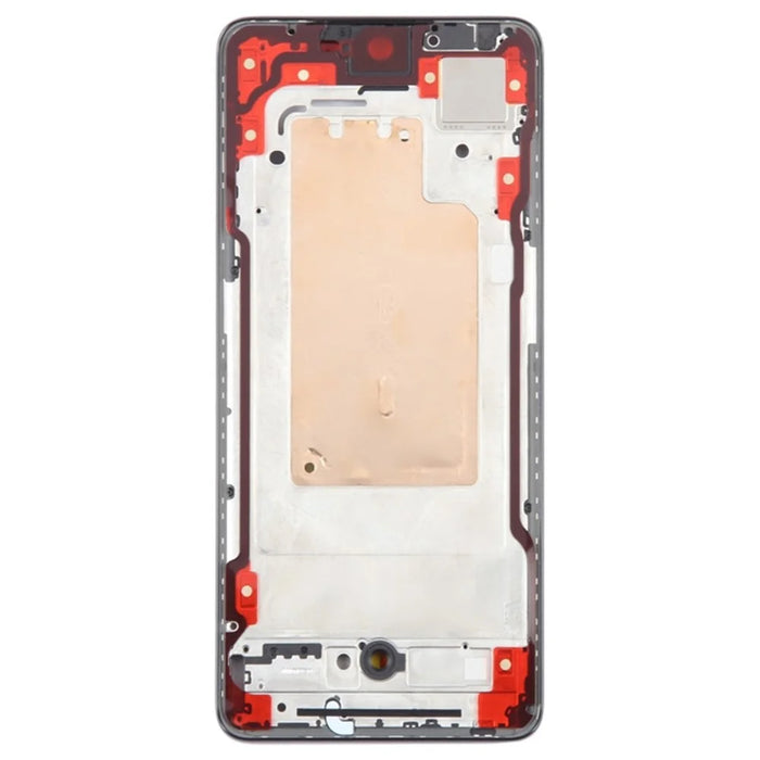 For Oppo Reno9 5G Mobile Phone Middle Plate Frame Repair Part (A-Side) (without Logo) - Black - 2
