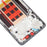 For Oppo Reno9 5G Mobile Phone Middle Plate Frame Repair Part (A-Side) (without Logo) - Black - 5