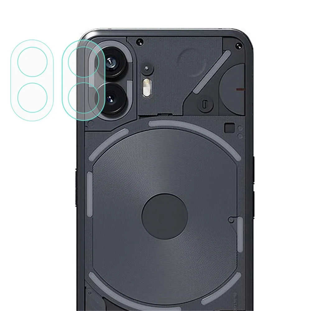 ENKAY HAT PRINCE 2Pcs for Nothing Phone (2) Rear Lens Protector Tempered Glass Integrated Camera Lens Film - Transparent - 1