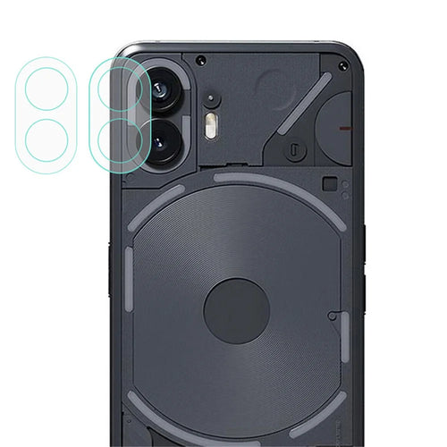 ENKAY HAT PRINCE 2Pcs for Nothing Phone (2) Rear Lens Protector Tempered Glass Integrated Camera Lens Film - Transparent - 1