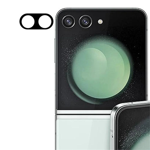 ENKAY HAT PRINCE For Samsung Galaxy Z Flip5 5G HD Camera Lens Protector Tempered Glass Back Lens Film - Black - 1