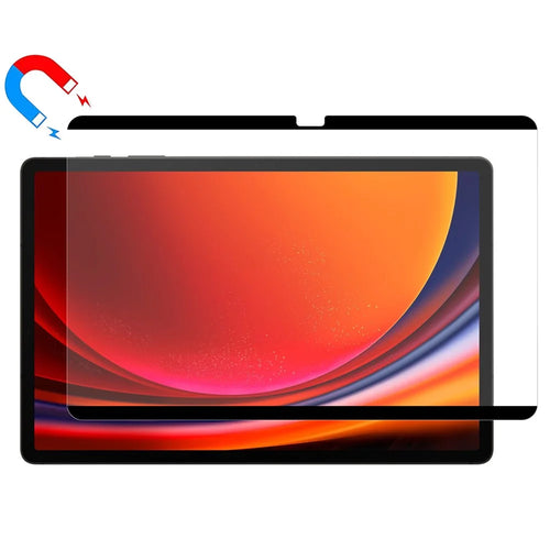 Magnetic Screen Protector for Samsung Galaxy Tab S9 FE+ / S10+ / S9+ / S8+ / S7 FE , Removable Reusable Paper-Feel PVC Film - 1