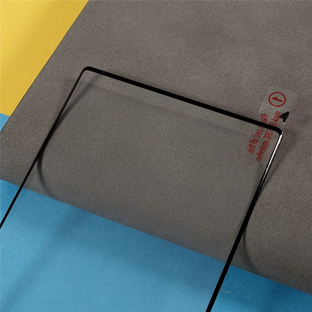 For Motorola Edge 40 5G / Edge 40 Neo 5G Curved Tempered Glass Film Silk Printing Full Cover Full Glue HD Screen Protector - 4