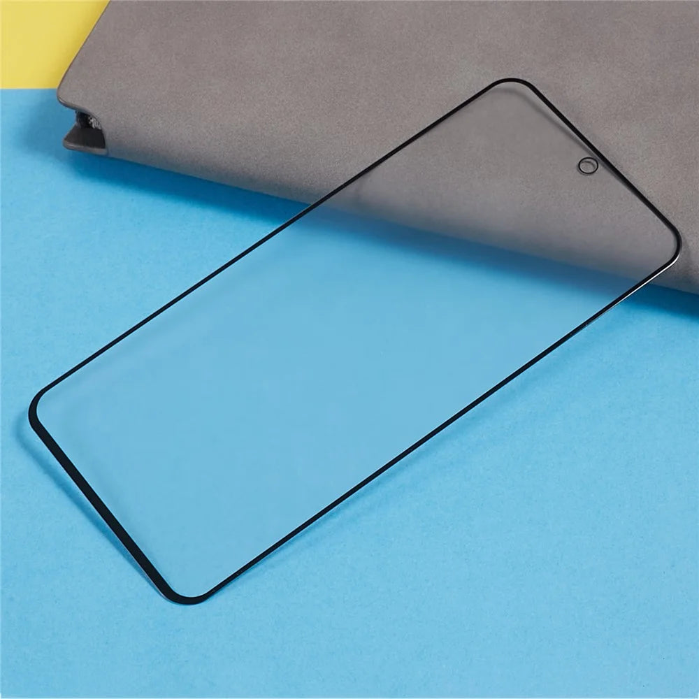 For Samsung Galaxy S23 FE Silk Printing Full Screen Protector Matte Anti-fingerprint Full Glue Tempered Glass Film - 7