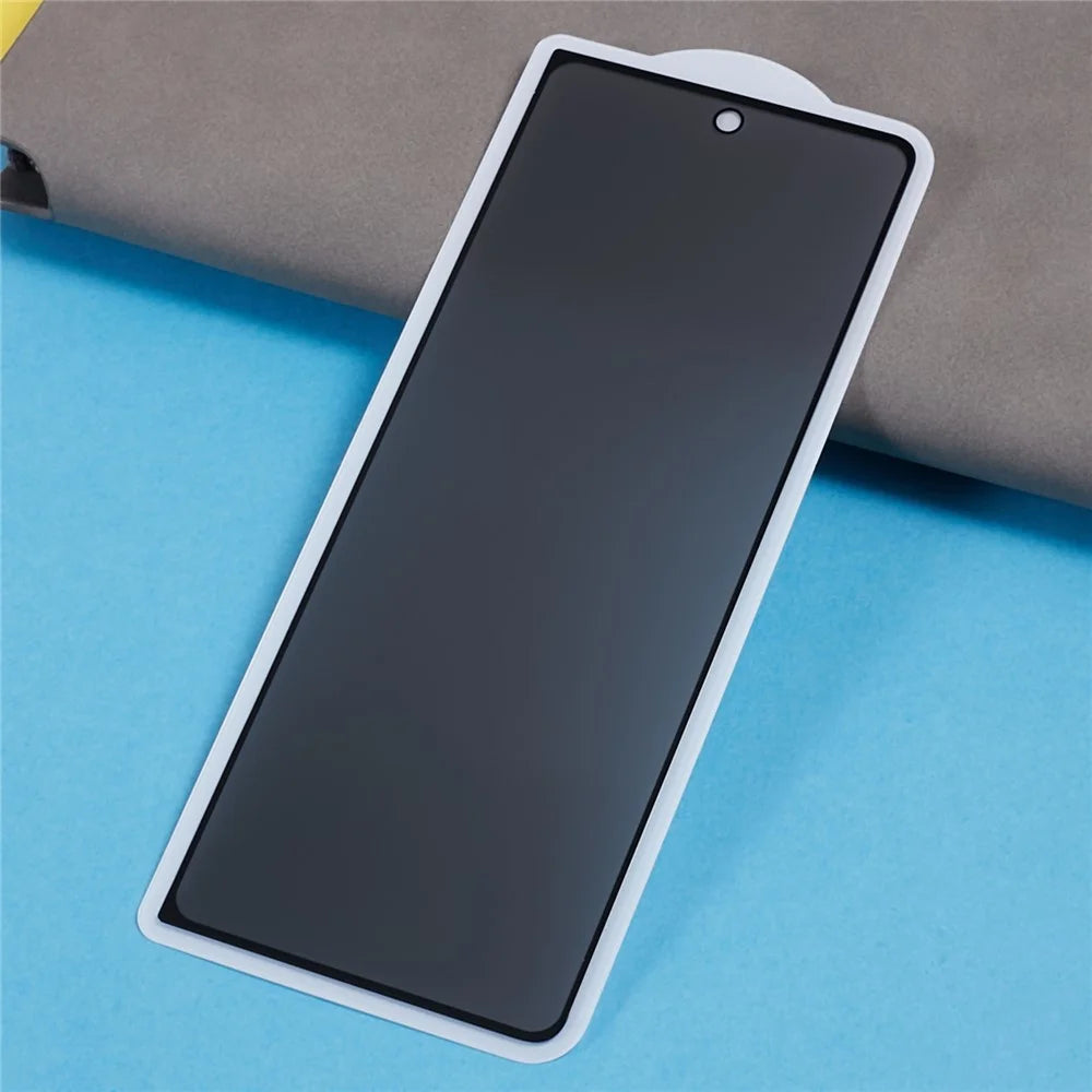 For Samsung Galaxy Z Fold5 5G Black Edge Screen Protector 180-Degree Anti-Spy Silk Printing Tempered Glass Film - 3