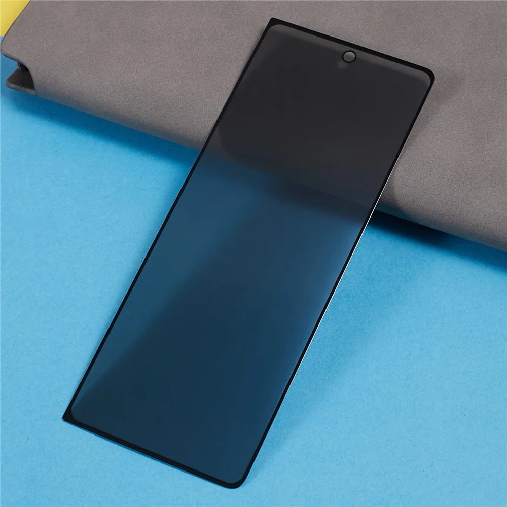 For Samsung Galaxy Z Fold5 5G Black Edge Screen Protector 180-Degree Anti-Spy Silk Printing Tempered Glass Film - 4