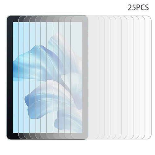 50Pcs For Blackview Oscal Pad 10 / 60 / 70 Anti-Scratch Tablet Screen Protector Clear Tempered Glass Screen Film (No Package, with Wipes Set, Dust-absorber, Guide Sticker) - 1