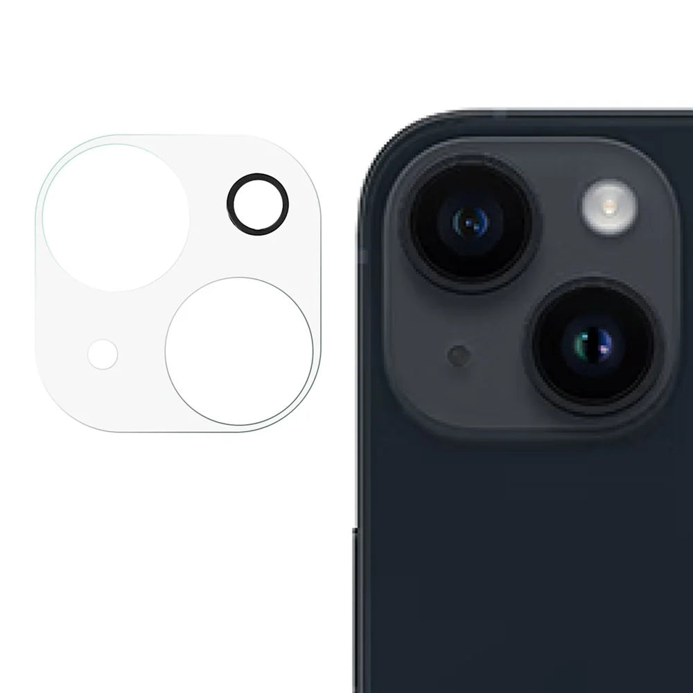 3D Camera Lens Protector for iPhone 15 / 15 Plus , Tempered Glass HD Clear Phone Camera Lens Film - 1