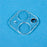 3D Camera Lens Protector for iPhone 15 / 15 Plus , Tempered Glass HD Clear Phone Camera Lens Film - 4