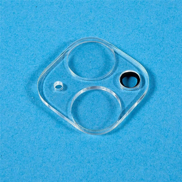 3D Camera Lens Protector for iPhone 15 / 15 Plus , Tempered Glass HD Clear Phone Camera Lens Film - 4